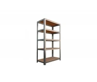 Металевий оцинкований стелаж 5 полиць (матеріал МДФ) 1800х1000х400
