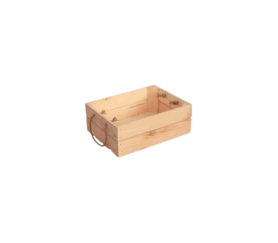 Ящик з джутовими ручками 40x30x15