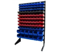 Rafturi cutii 1,5 m + 93 containere pentru feronerie
