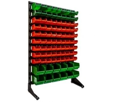 Raft de depozit pe o singură față + 93 tăvi pentru hardware