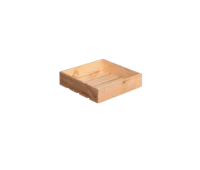 Ящик-лоток дерев'яний строганий 30x30x7