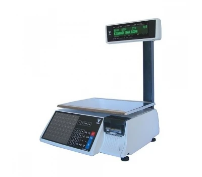 Scala comercială Digi SM 100CS P Ethernet până la 15 kg; cu imprimare cec