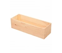 Cutie din lemn șlefuit 50x17x14 pentru ghiveci