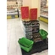 Coș de cumpărături cu mâner, 33 litri, Italia, culoare Tyko Roșu