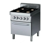 4-arzător Modular aragaz cu gaz 70/70 CFGE cu cuptor electric cu convecție