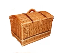 Cutie de răchită „piept” (înălțime 28cm / cu capac 35cm - 40cm x 25cm)