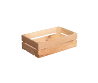 Cutie din lemn șlefuit 50x30x15