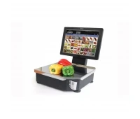 Cantaruri electronice comerciale cu un rack Shtrih-PC200 C până la 15 kg, precizie 2/5 g cu imprimare etichete