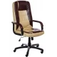 Scaun de birou Escort (Burgundia / Alb)