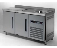 Masă frigorifică cu chiuvetă Fagor MSP-150-F (2 uși, cu chiuvetă)