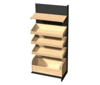 Raft negru de pâine 1000x2235 mm