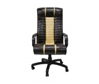 Крісло Атлант Коричневе з бежевим Titan Dark Brown-Cream