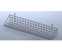 Coș de plasă L440, h10 cm n / w