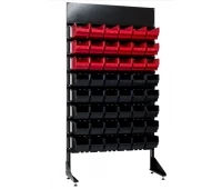 Rafturi hardware unilaterale 1800 cu cutii negre 48 buc