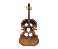 Mini bar din lemn pentru sticle cu un set de pahare de contrabasă