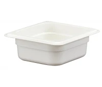 Гастроємності Cambro GN 1/6 (176х162 мм) з полікарбонату h = 65 мм колір Білий