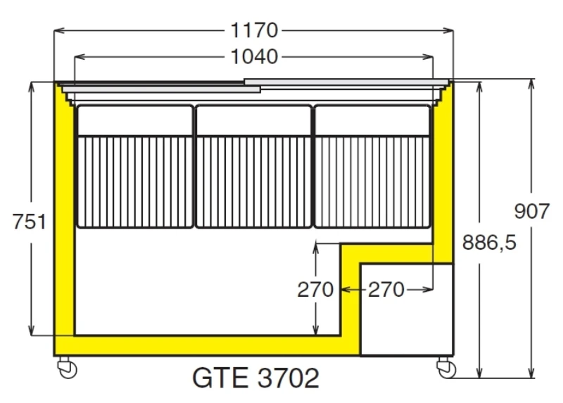 Congelator pentru piept Liebherr GTE 3702