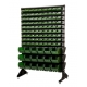 Стеллаж с ящиками — двусторонний для хранения шурупов 1,5 м на 198 контейнеров