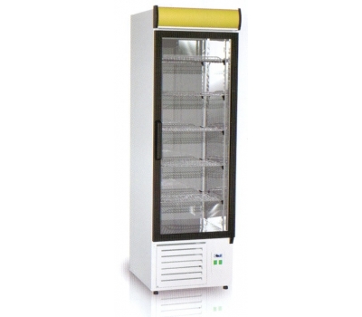 Холодильный шкаф EWA 500 л 1(двери стекло), компрессор снизу)