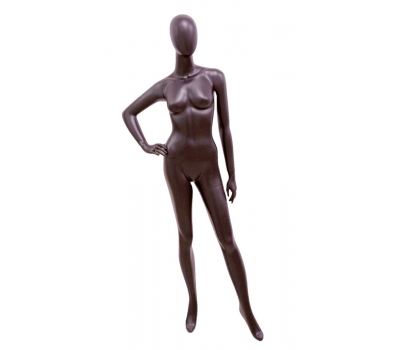 JNV-02 манекен жіночий безликі чорний матовий