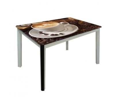 Кухонний стіл ДКС-Престиж Корал 1200х700х750 мм коричневий Фотодрук