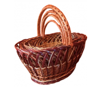 Пасхальные корзины в наборах из четырёх штук разных цветов