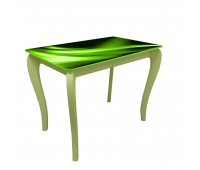 Кухонний стіл ДКС-Класік Корал 1050х650х750 мм зелений Фотодрук