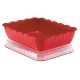 Bol cu salată Cambro 26,5х33,5х8 cm 4, 6 l culoare Roșu