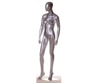FBLA-CH3 Манекен жіночий безликий сріблястий