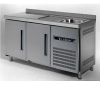 Masă frigorifică cu chiuvetă Fagor MSP-150-F (2 uși, cu chiuvetă)