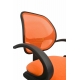 Кресло Байт Оранжевое Rozana 40