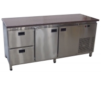 Холодильний стіл з гранітної стільницею СХ2Ш2Д-Н-Т (1860/700/850)