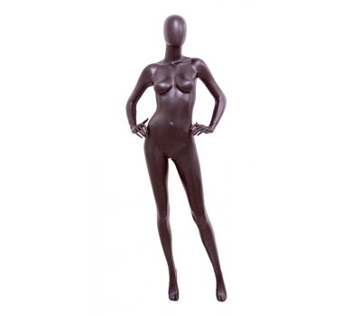 JL-EML-B манекен жіночий безликі чорний матовий