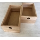 Set ECO de cutii din lemn 1-109x300x150 / 2-109x250x150