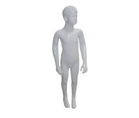 Kid-11wg Mannequin pentru copii alb lucios 112cm